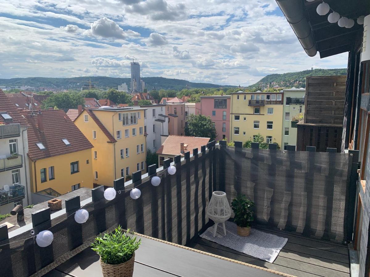 Apartment Skyline Of Jena, Luxurioes, Einzigartig, Free Wifi, Parkplatz, Klimatisiert, Zentral Exterior foto