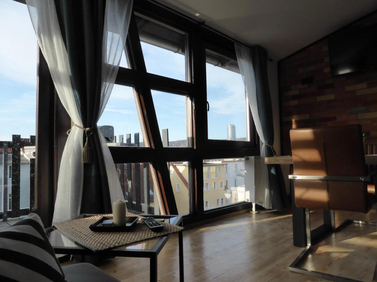 Apartment Skyline Of Jena, Luxurioes, Einzigartig, Free Wifi, Parkplatz, Klimatisiert, Zentral Exterior foto